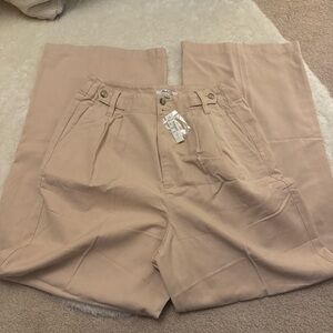 Madewell Harlow wide leg pants in harvest moon